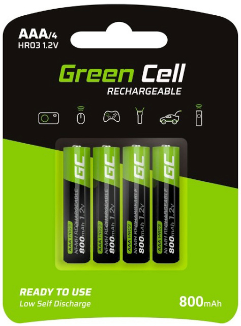 Green Cell patarei 4x AAA