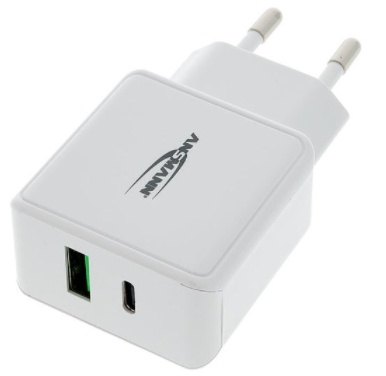 Ansmann laadimisadapter Home Charger HC218PD valge