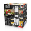 Adler blender AD 4081, 800W, BPA Free Plastic, 0,57 and 0,4L, Ice crushing, must/Stainless steel