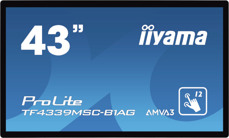 iiyama esitlusekraan 108cm (43") TF4339MSC-B1AG 16:9 M-Touch 2xHDMI+DP