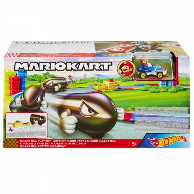 Hot Wheels Mario Kart Kugelwilli Playset (with a Toy Car)