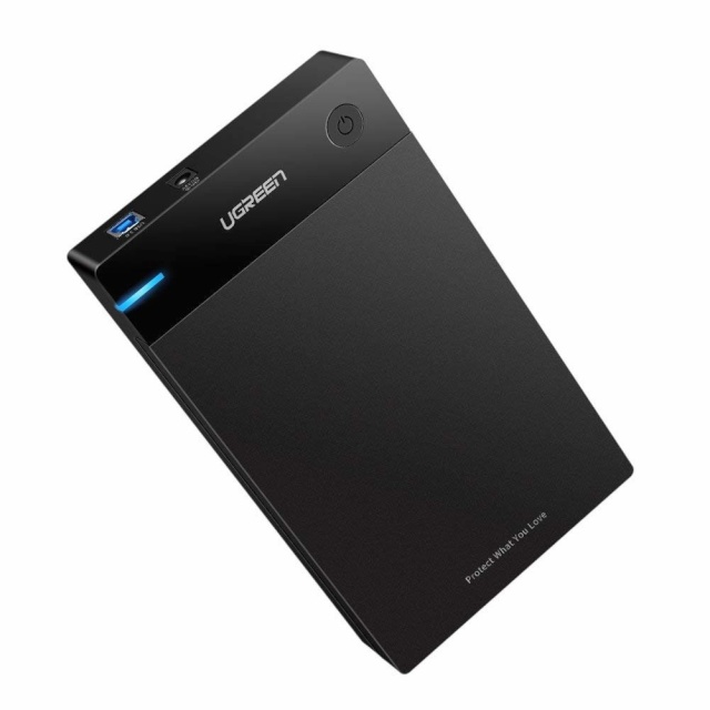 UGREEN kettaboks SATA External Enclosure HDD 3,5" USB 3.0 (Black)
