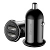 Baseus autolaadija Grain Pro 2x USB 4.8A, must