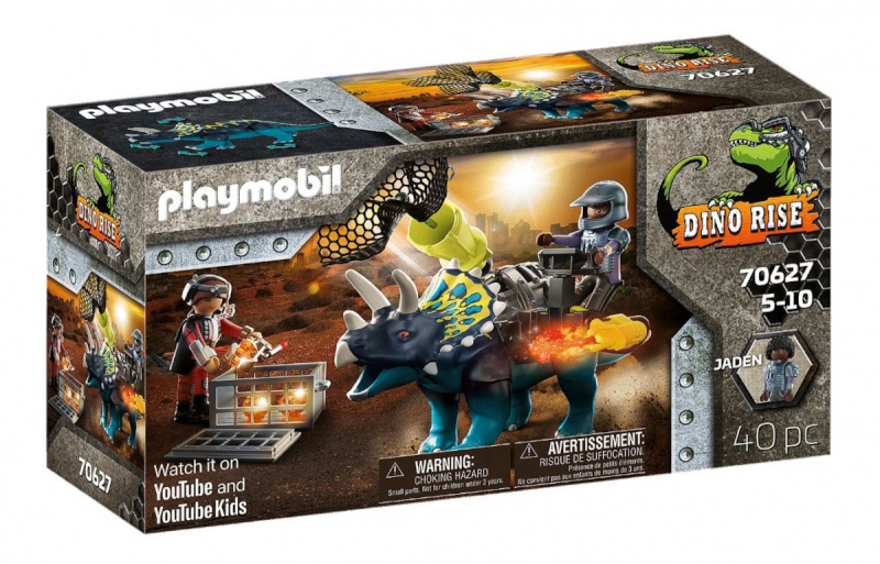 Playmobil klotsid Dino Rise Triceratops: Battle for the Legendary Stones 70627