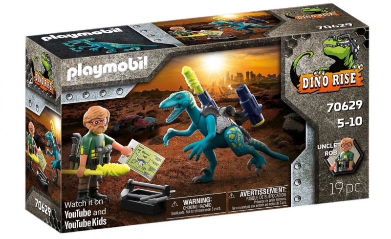 Playmobil klotsid Dino Rise Uncle Rob: Ready for Battle 70629
