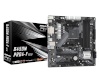 ASRock emaplaat B450M Pro4-F R2.0 AMD AM4 DDR4 mATX, 90-MXBEX0-A0UAYZ