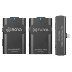 Boya mikrofon 2.4 GHz Dual Lavalier Microphone Wireless BY-WM4 Pro-K6 for Android