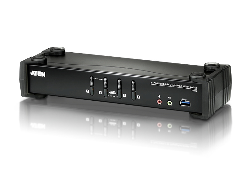 ATEN CS1924 4P USB3.1 4K DP Switch
