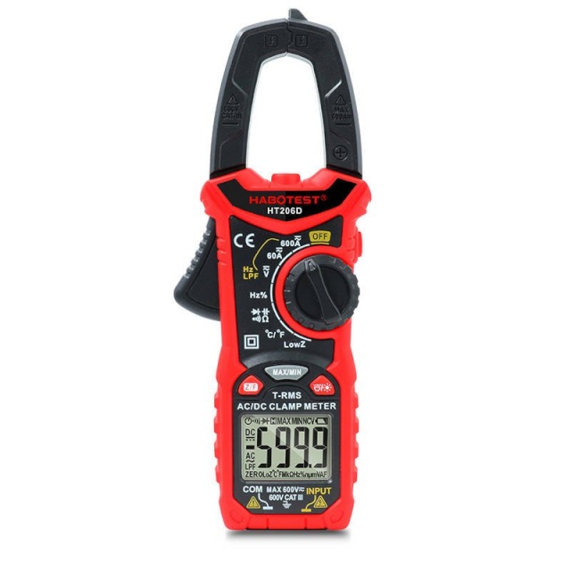 Habotest Digital Clamp Meter HT206D True RMS, NCV, LPF