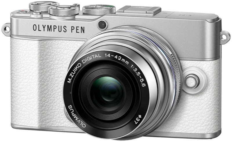 Olympus PEN E-P7 valge + 14-42 mm EZ hõbedane