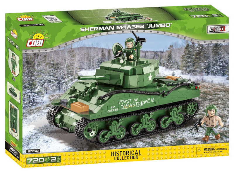 Cobi klotsid Sherman M4A3E2 Jumbo
