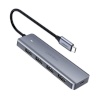 UGREEN USB 3.0 4 adapter Ports Hub USB-C to 4x USB 3.0 + micro USB (Gray)