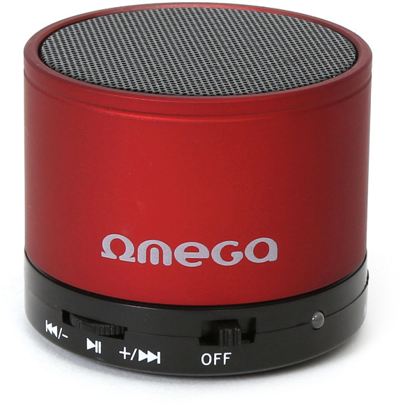 Omega Bluetooth kõlar V3.0 Alu 3in1 OG47R, punane (42646)