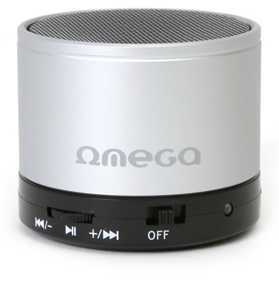 Omega Bluetooth kõlar V3.0 Alu 3in1 OG47S hõbedane (42647)