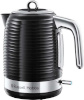 Russell Hobbs Inspire electric kettle 1.7 L 2400 W must, hõbedane