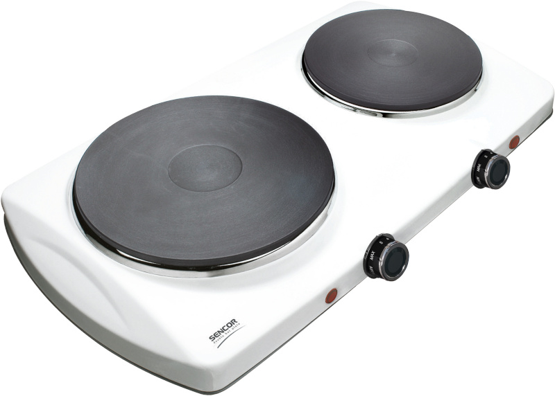 Sencor lauapliit 2 plaadiga SCP2253WHEUE4, valge