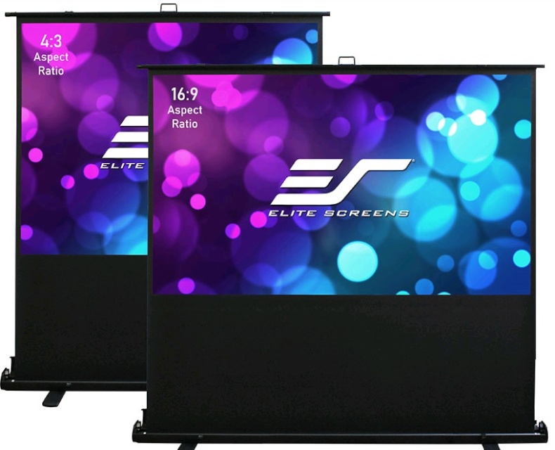 Elite Screens esitlusekraan F107XWH2 Portable Screen, 107", 16:9, must