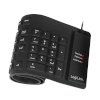 Logilink klaviatuur Flexible waterproof Keyboard USB + PS/2 ID0019A Wired, USB Type A male, German (QWERTZ), must