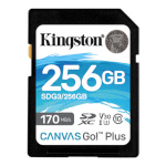 Kingston mälupulk Canvas Go! Plus 256 GB, SD, Flash memory class 10