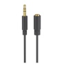 Goobay helikaabel Headphone and audio AUX extension cable; 3.5 mm; 3-pin; slim 97122