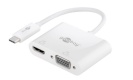 Goobay dokkimisalus USB-C Multiport Adapter HDMI+VGA 52430 valge