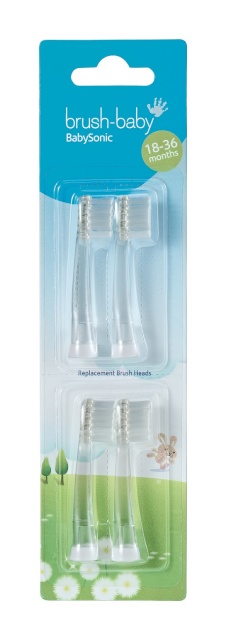 Brush-Baby lisaharjad Baby Sonic 18-36 kuud 4tk.