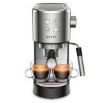 Krups espressomasin Virtuoso XP442C11 Espresso Machine, roostevaba teras/must