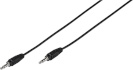 Vivanco kaabel 3,5mm - 3,5mm 1m must (35810)