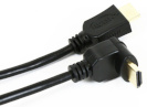 Omega kaabel HDMI-HDMI 5m nurgaga (41854)
