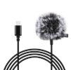 Puluz mikrofon Jack Lavalier Wired Condenser Recording 1.5m USB-C / Type-C PU425