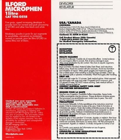 Ilford filmi ilmuti Microphen 1l (1173875)