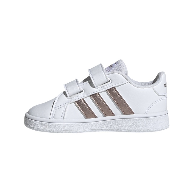 Adidas vabaajajalatsid GRAND COURT I valge/pronks - suurus 25