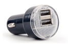 Gembird 2-port USB autolaadija EG-U2C2A-CAR-02 must, 2.1 A