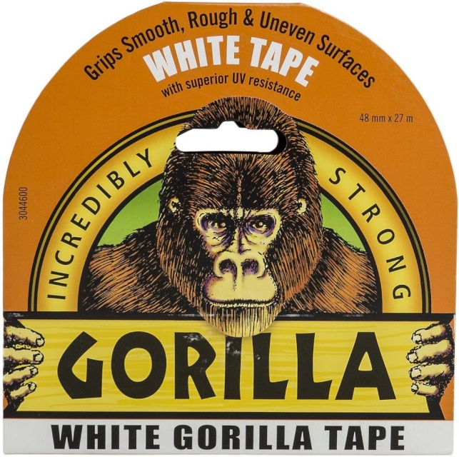 Gorilla teip "White" 27m