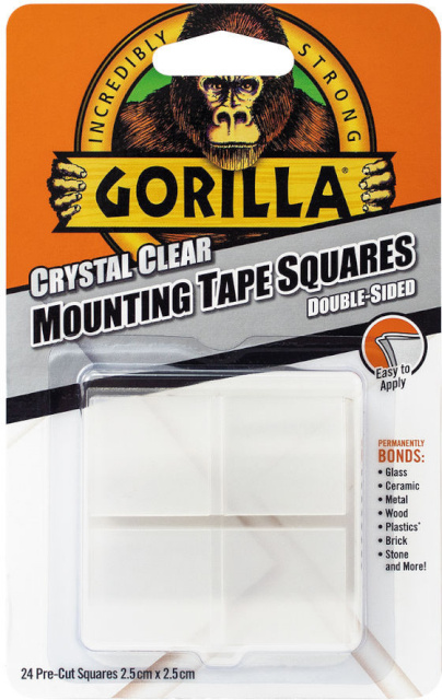 Gorilla teip Mounting Tape Squares 24tk