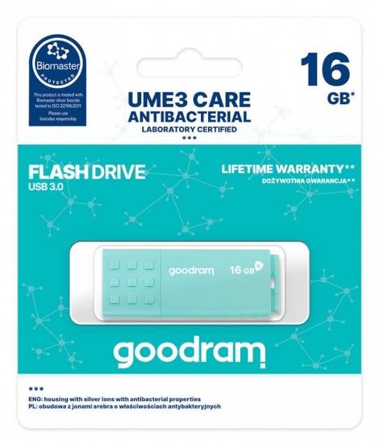 GOODRAM mälupulk Pendrive UME3 Care 16GB USB 3.0