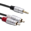 Qoltec kaabel 2xRCA Mini Jack 3.5mm