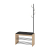 H4Y Esikuriiul BENO nagiga 87x30xH173cm helepruun, teras, laminaatplaat