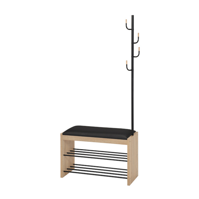 H4Y Esikuriiul BENO nagiga 87x30xH173cm helepruun, teras, laminaatplaat