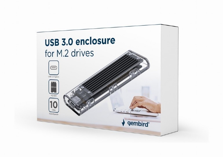 Gembird kettaboks External drive case M.2 USB 3.0