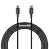 Baseus laadimiskaabel Superior Series USB-C to USB-C, 100W, 2m (must)