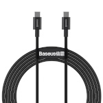 Baseus laadimiskaabel Superior Series USB-C to USB-C, 100W, 2m (must)