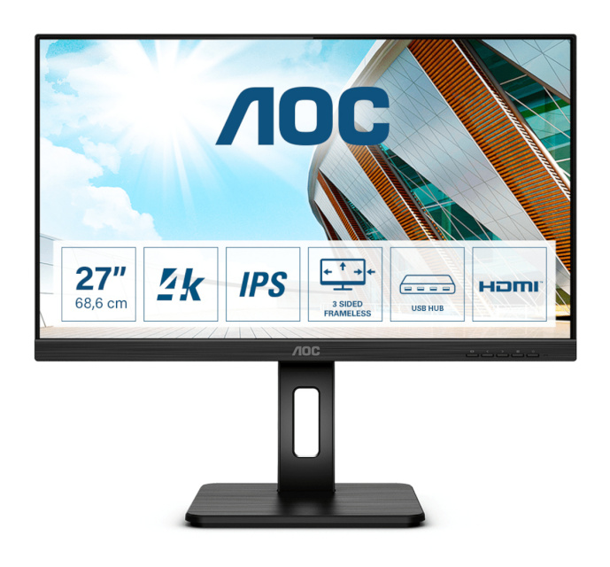 Aoc monitor 27" IPS/u27p2ca
