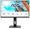 AOC monitor U32P2CA PC 31.5" 3840x2160 pikslit 4K Ultra HD LED Must