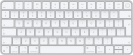Apple klaviatuur Magic Keyboard with Touch ID, INT (2021)