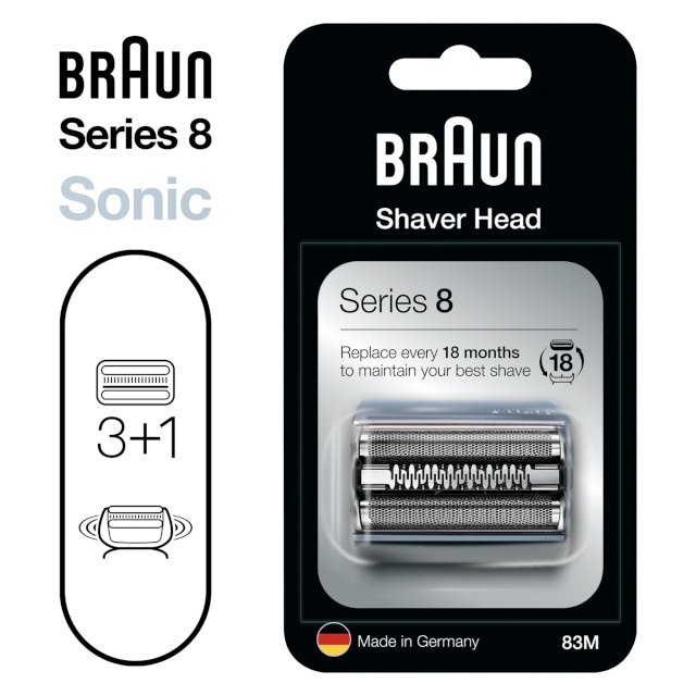 Braun varuterad 83M Combi Pack Series 8