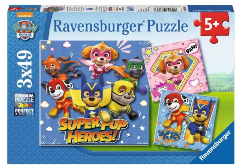Ravensburger Poland pusle 3x49-osaline Paw Patrol Space Wretched 2
