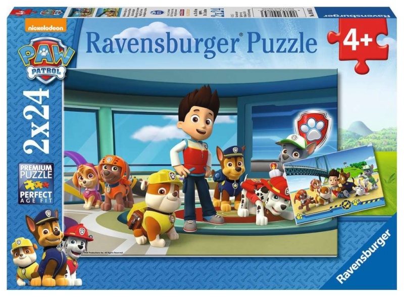 Ravensburger Poland pusle RAV-09085 Paw Patrol, 2x24-osaline