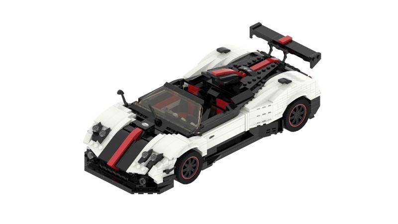 Rastar kokkupandav auto 1:16 Pagani Zonda Cinque Bricks, 98200