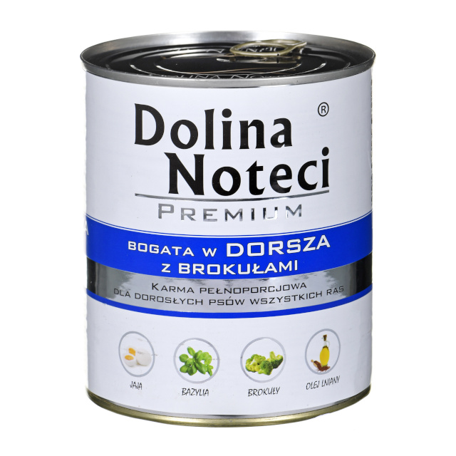 Dolina Noteci koeratoit DNP rich in cod and broccoli 800g